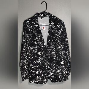 Wearever Blazer splatter of Black and White Paint Size (1X)